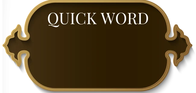 Quick Word Banner - 2